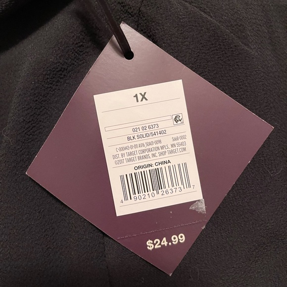 Ava and Viv Black Bell Sleeve Top - Picture 4 of 4